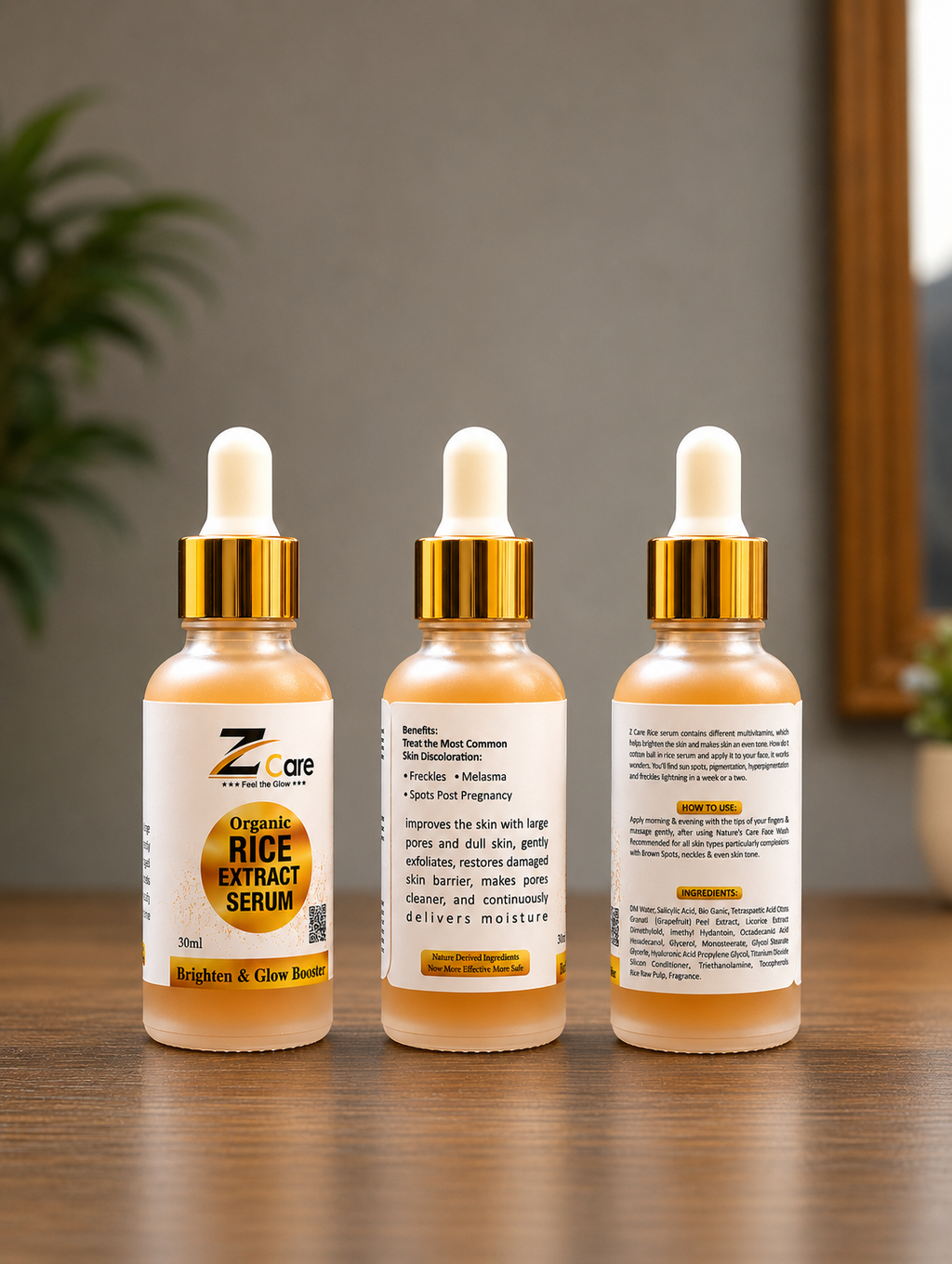 Z Care Organics Rice Extract Serums